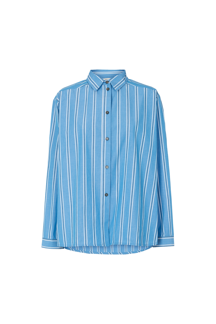 Basic Apparel Ray Shirt Skjorter 627 All aboard / Bright white